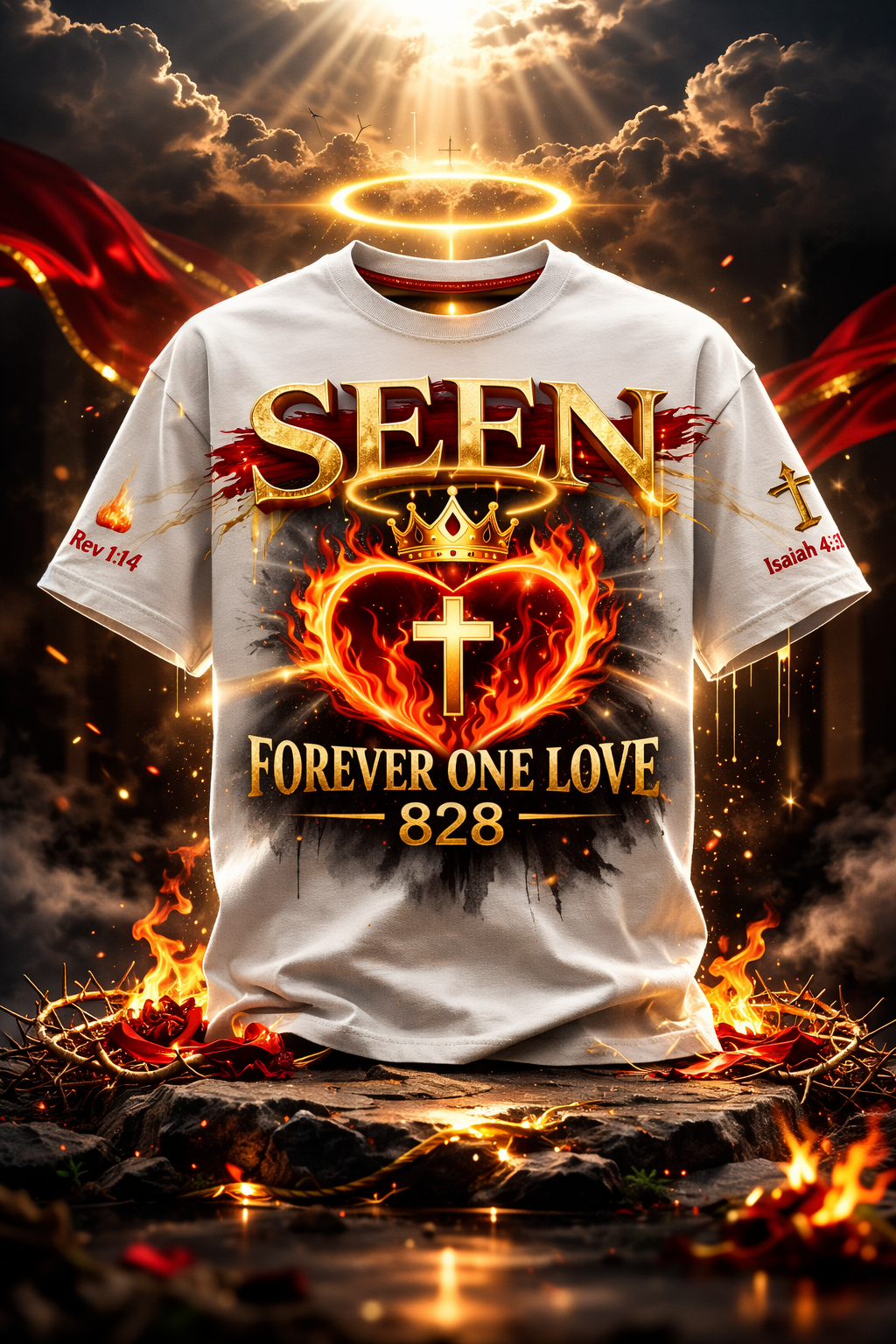 SEEN tee (Forever One Love 828 / SEEN concept)