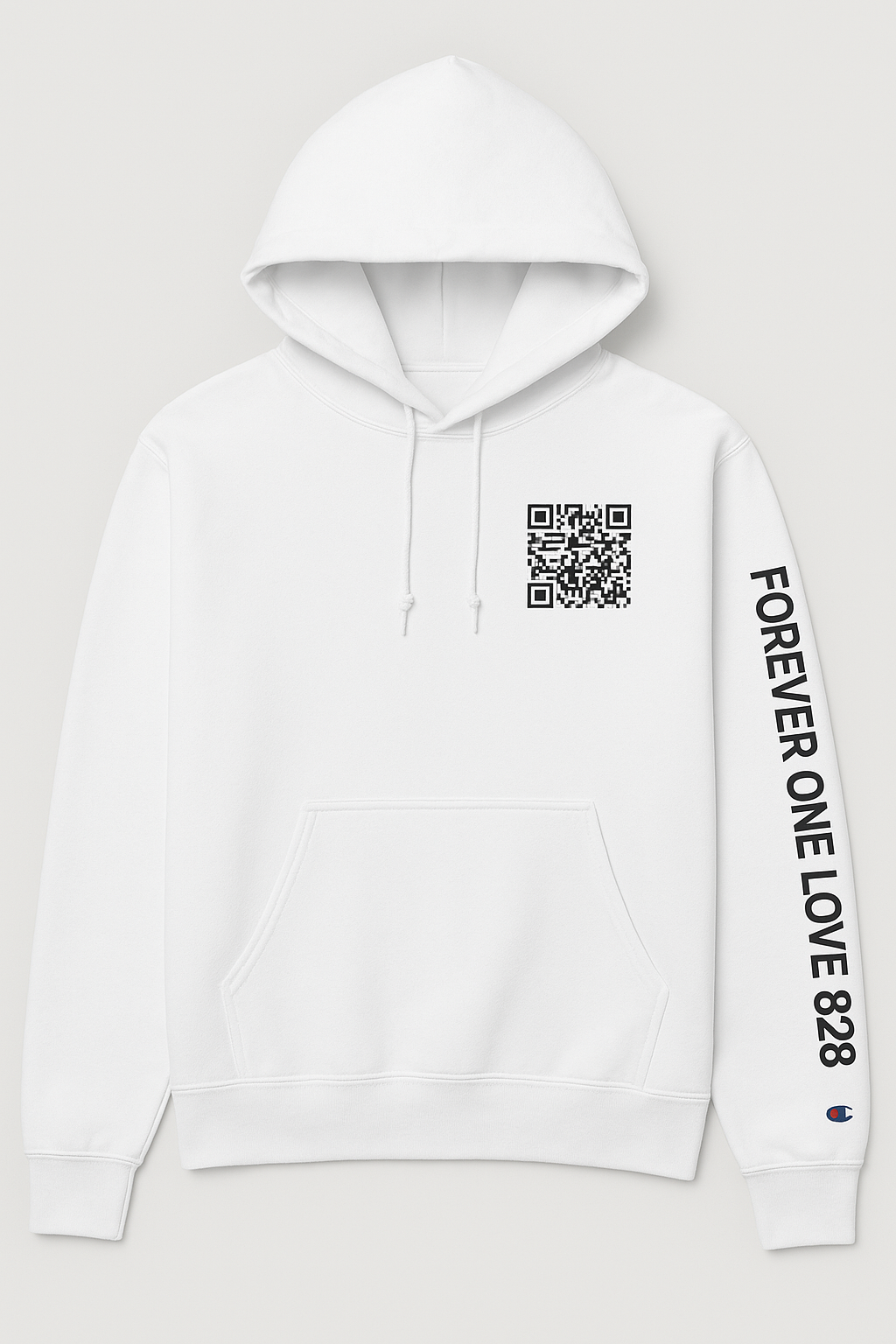 Forever One Love 828 – “All Things Work Together” Champion Hoodie (Romans 8:28)