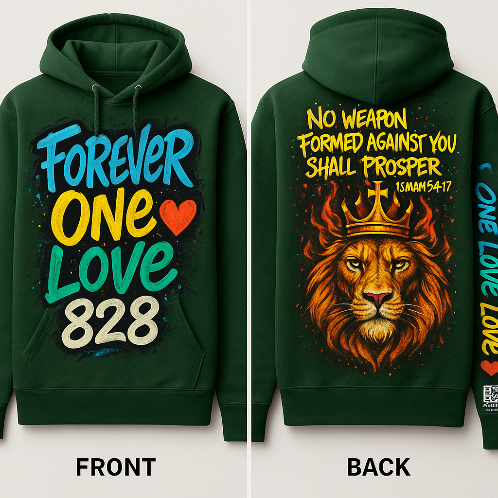 Forever One Love 828 β Champion No Weapon Formed Hoodie (Limited Edition)β‘π₯