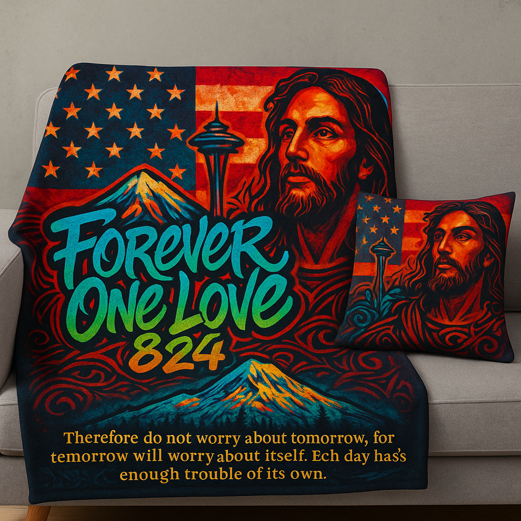 Forever One Love 828 Scripture Throw Pillow Set⚡🔥