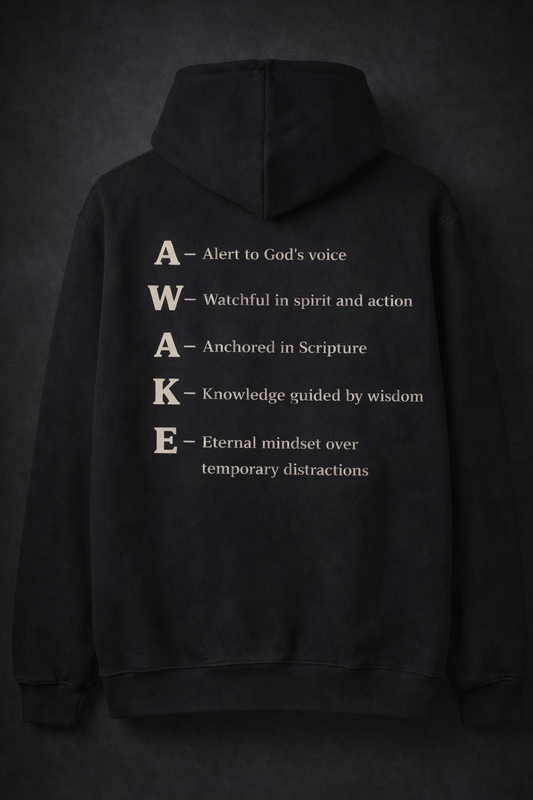 AWAKE Hoodie — Anchored in Scripture